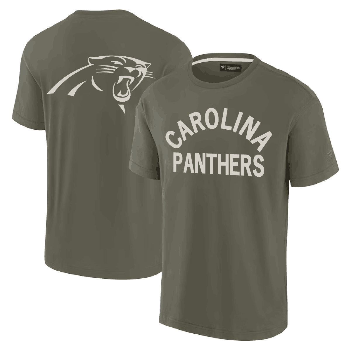 Men's Carolina Panthers Olive Elements Super Soft T-Shirt
